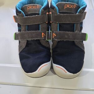 PLAE Max High Top Sneakers - Steel/Navy